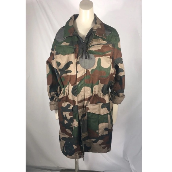 Gstar Raw Womens Boyfriend Camo Jacket 